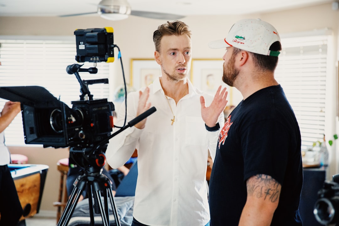 our-story-01 Gordon Cowie films and Revi Video on set of a TV pilot.